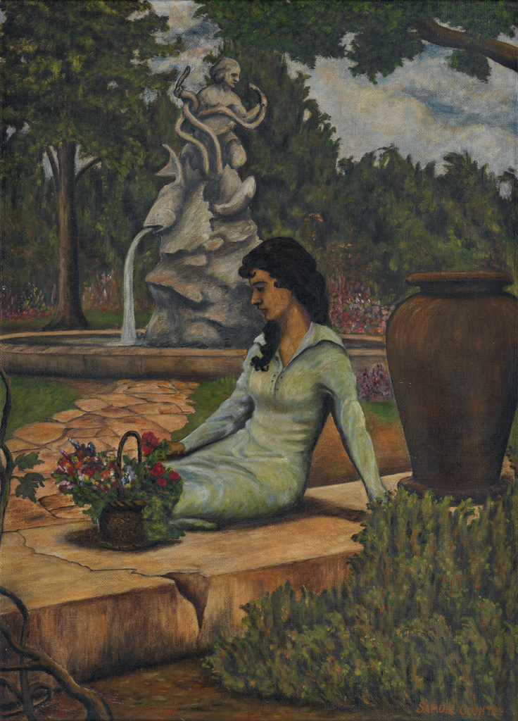 SAMUEL COUNTEE (1909 - 1959) Woman by the Fountain.